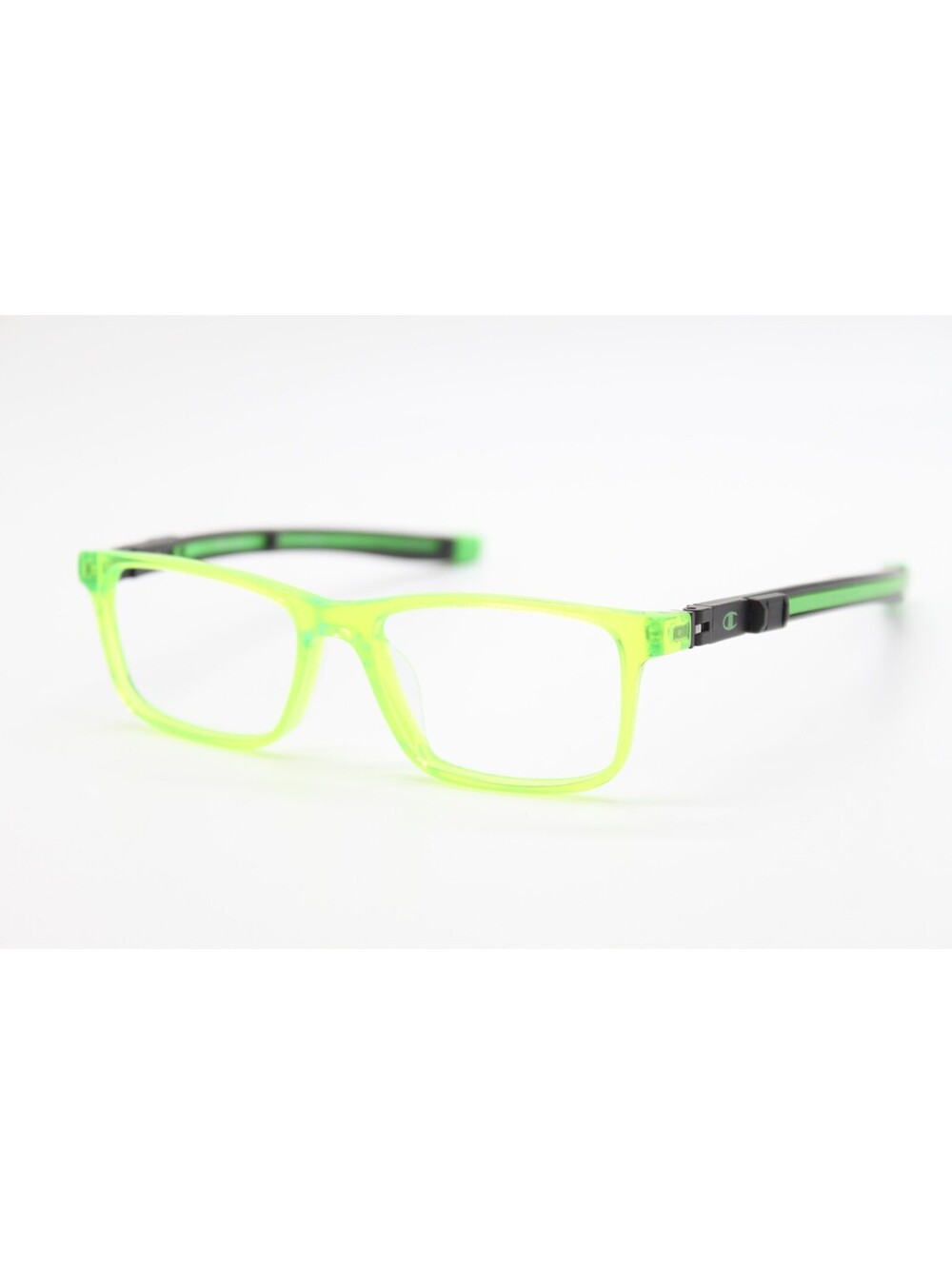 NEW CHAMPION GRAB C04 NEON GREEN BLACK AUTHENTIC EYEGLASSES 46-14